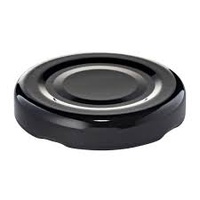 43mm Black bottle cap - sold separately