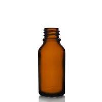 Amber Pharm Round Glass Bottle - 200ml - 24mm Neck 