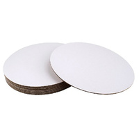 8 Inch White Top Round Cake Board -50 pack