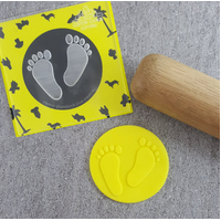 Baby Feet Cookie Debosser Stamp