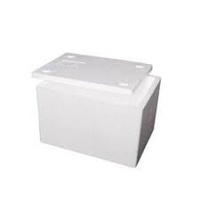 White Foam Esky Box - with lid  530x335x305mmH - 56LT