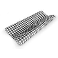 Greaseproof Paper Gingham Black Large 190X300MM – 200/ream