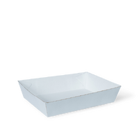 Extra small white food tray- 250/Sleeve 