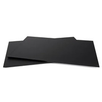 Rectangle Cake Board Black MDF 12X18 Inches -each