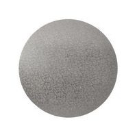 9 inch Silver MDF Cake Board Round 4mm - each