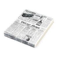 Newsprint Style Grease proof - 300mmx400mm - 200 sheet pack