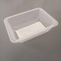 Clear Natural Map Tray - 11 x 9 x 60mm + soaker pad - 170ctn