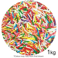 Rainbow Sprinkles Jimmies 1.5 Kg