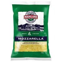 Shredded Mozzarella Cheese - 2kg bags (6)