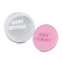 Happy Birthday Mini Message Stamp and Cutter