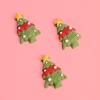 Christmas Trees Icing Decorations  -  8 Pieces