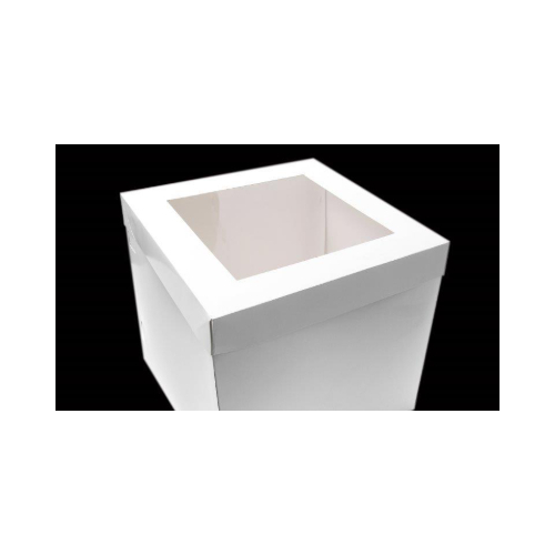 Cake Box 9x9x12" with top window- each