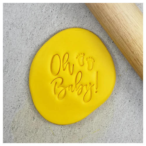 Oh Baby Cookie Embosser Stamp V2