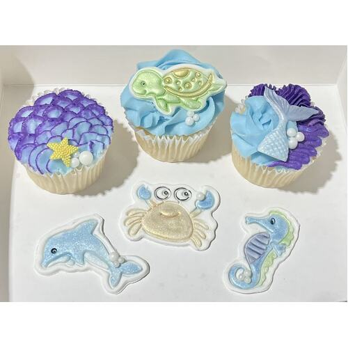 Under the Sea Cupcakes and Cookies Decorating Class - All ages!