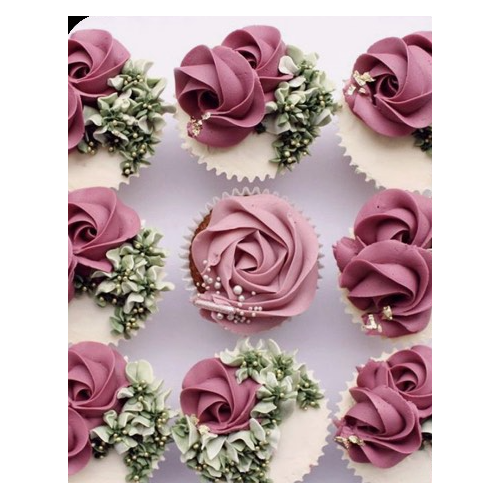 'Trendy Treats' Modern Cupcake Piping - Beginner Florals