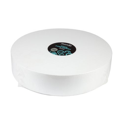 Round Foam Cake Dummy - 4 Inch Deep [Type: 12 Inches]