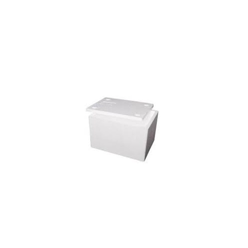 White Foam Esky Box - with lid  530x335x305mmH - 56LT