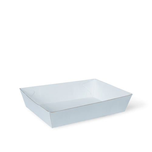 Extra small white food tray- 250/Sleeve 