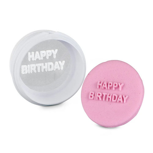 Happy Birthday Mini Message Stamp and Cutter